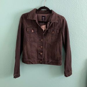 Gap Washed Black Denim Jacket